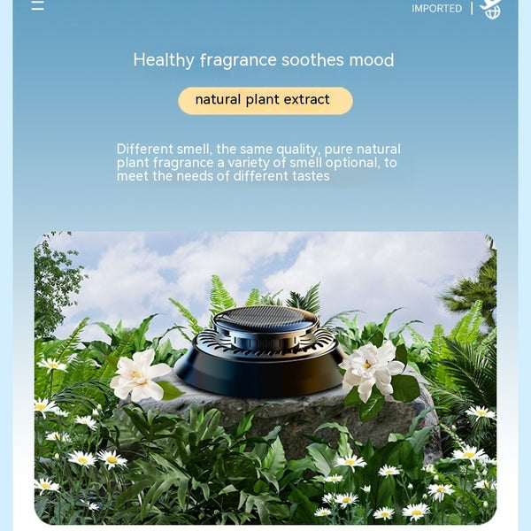 Portable Kinetic Car Air Freshener Solar Powered