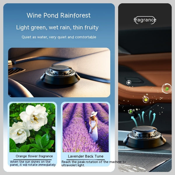 Portable Kinetic Car Air Freshener Solar Powered