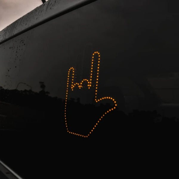 Funny New LED Illuminated Gesture Light Car
