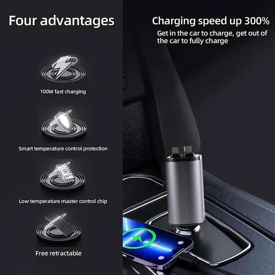 Digital Display Charging USB Adapter Cigarette Lighter