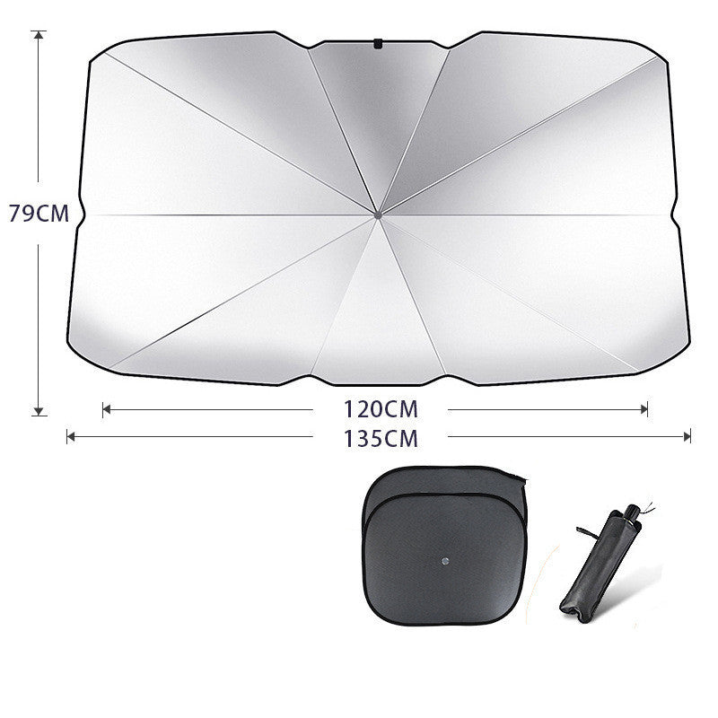 Foldable Car Windshield Sun Shade Umbrella UV