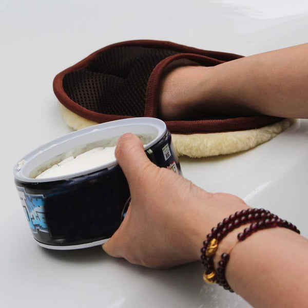 Car type soft hair car wash cleaning gloves car