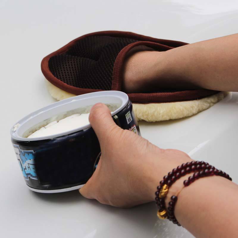 Car type soft hair car wash cleaning gloves car