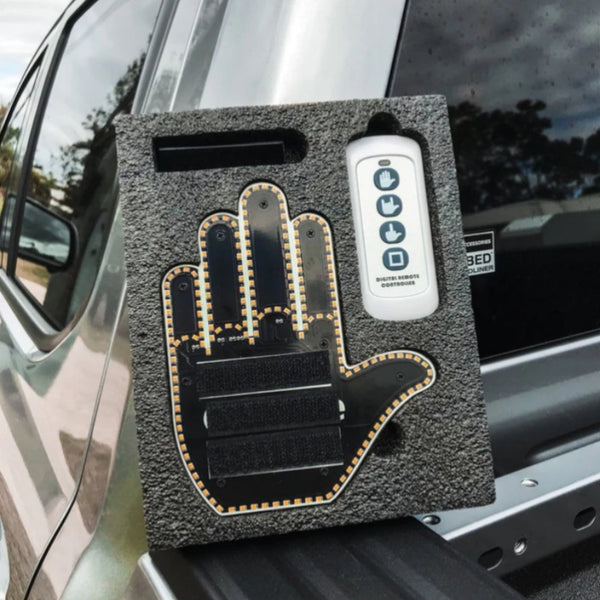 Funny New LED Illuminated Gesture Light Car