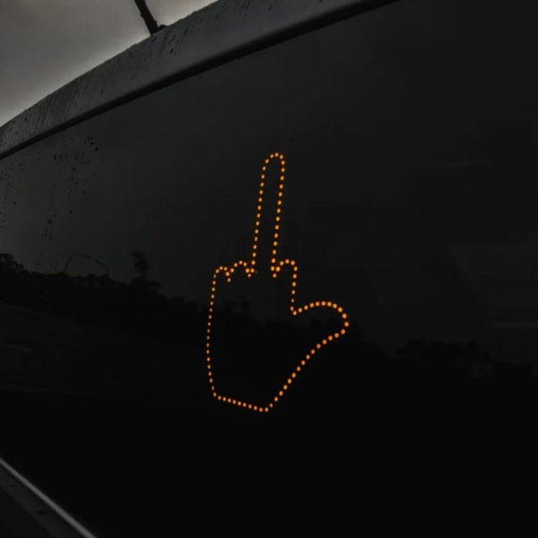 Funny New LED Illuminated Gesture Light Car
