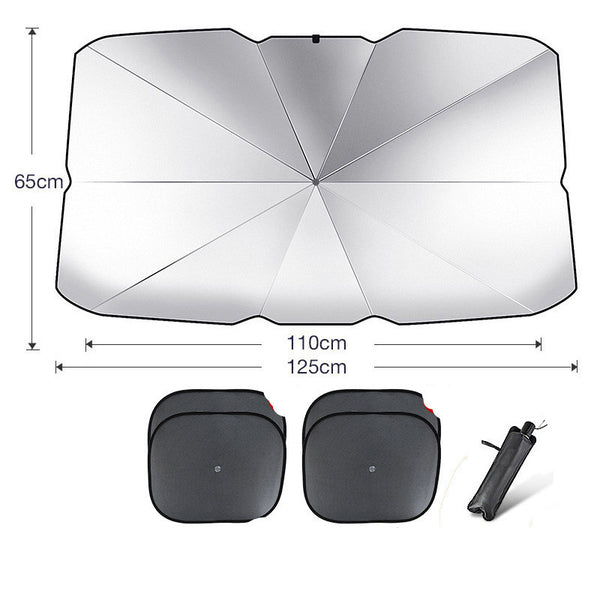 Foldable Car Windshield Sun Shade Umbrella UV