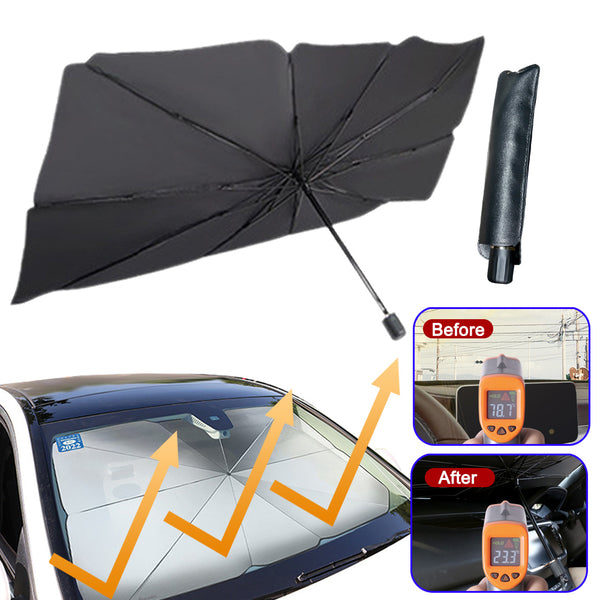 Foldable Car Windshield Sun Shade Umbrella UV