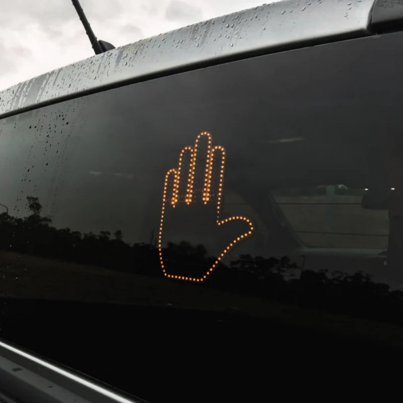 Funny New LED Illuminated Gesture Light Car
