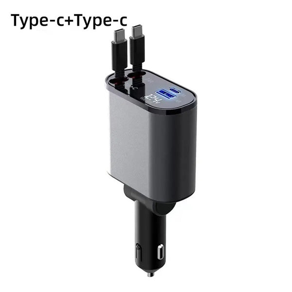 Digital Display Charging USB Adapter Cigarette Lighter