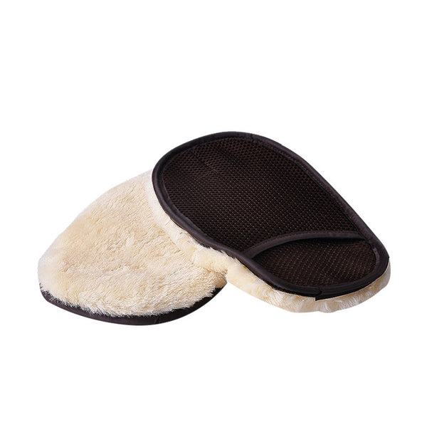 Car type soft hair car wash cleaning gloves car